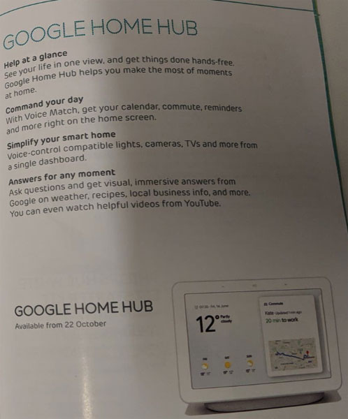 Google Home Hub