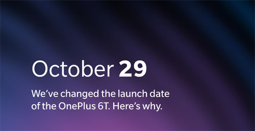 OnePlus 6T Oct 29
