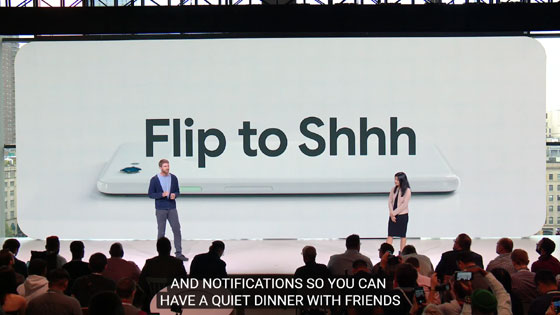 Pixel 3 Flip to Shhh