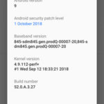 Xperia XZ2 Android 9 Pie