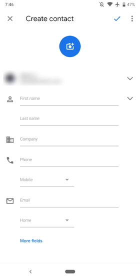 Google Contacts 通訊錄