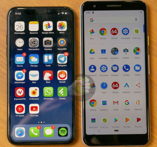 Pixel 3 Lite vs iPhone X