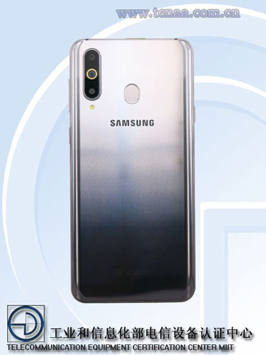 Samsung Galaxy A8s Back View