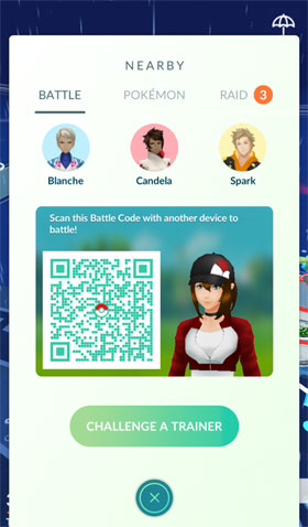 Pokemon GO - Trainer Battles Code