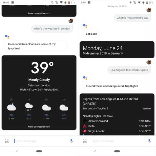 Google Assistant Dark Mode 