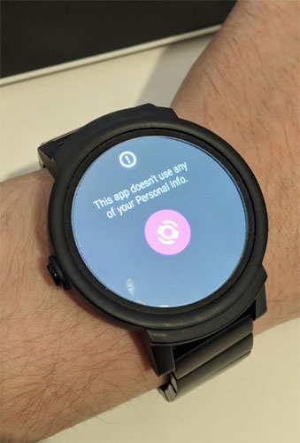 Lefty - Wear OS on right wrist 