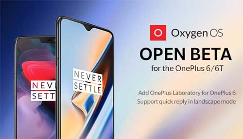 OnePlus 6/6T Open Beta