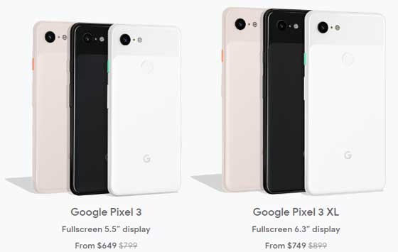 Pixel 3/XL 减价