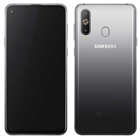 Galaxy A8s 渐变黑