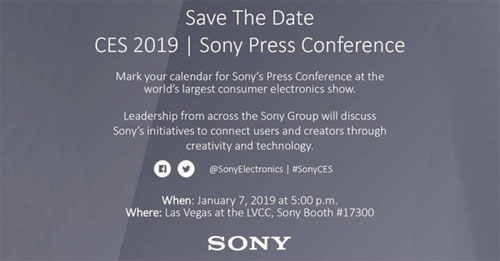 Sony CES 2019