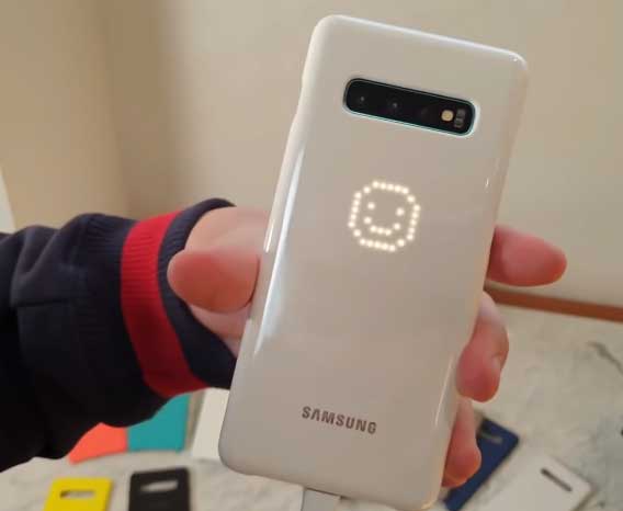 Galaxy S10 LED Cover "Emotional LED Lighting Effect" 影片示範 AndroidAPK