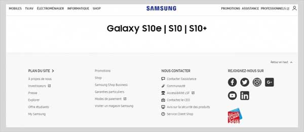 Samsung Galaxy S10 Name