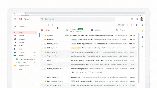 Gmail Dynamic Email OYO