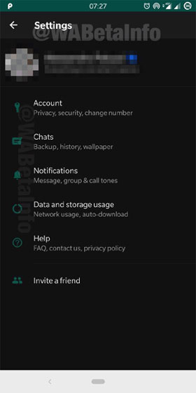 Whatsapp dark mode