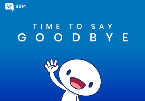 BlackBerry Messenger Goodbye