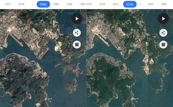 Google Earth Timelapse