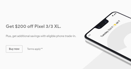 Google Pixel 3 / 3 XL 減價