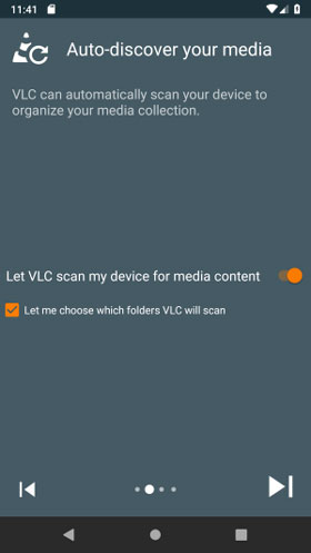 VLC Scan Media Library