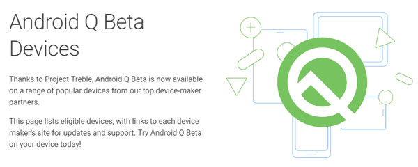 Android Q Beta 3