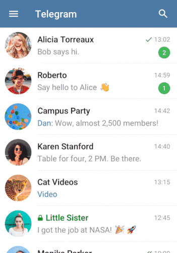 Telegram Location Based Chat