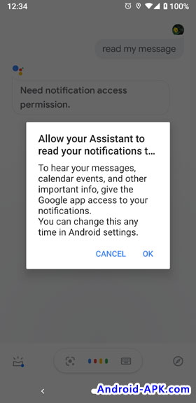 Google Assistant Read Message