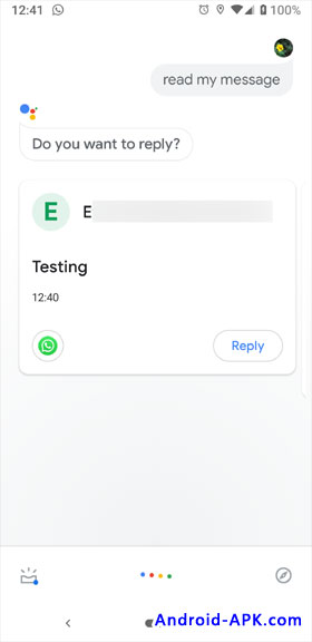 Google Assistant Read WhatsApp