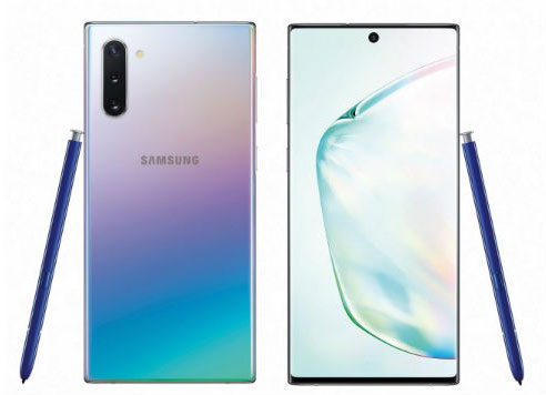 Samsung Galaxy Note 10 颜色