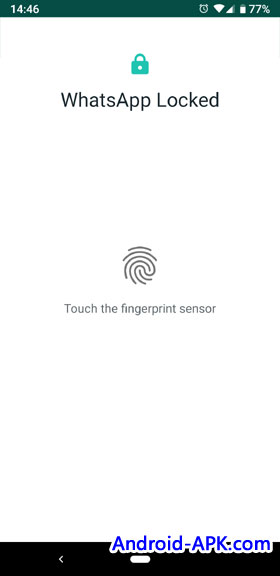 WhatsApp Beta Fingerprint Lock