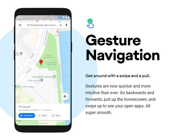 Android 10 Gesture Navigation