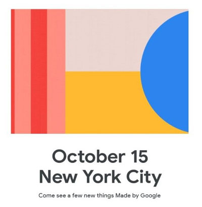 Google 10月15日舉行發佈會