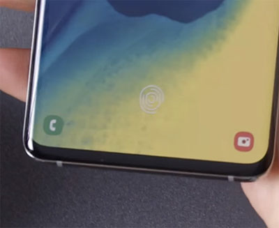 Galaxy S10 指纹解锁