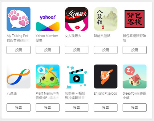 Google Play 2019 年度最受歡迎應用程式