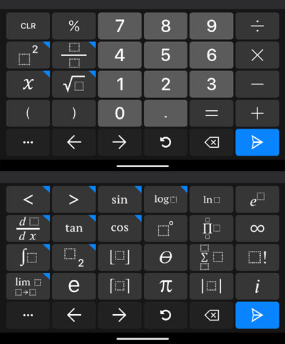 Math Solver 键盘