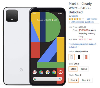 Google Pixel 4 優惠