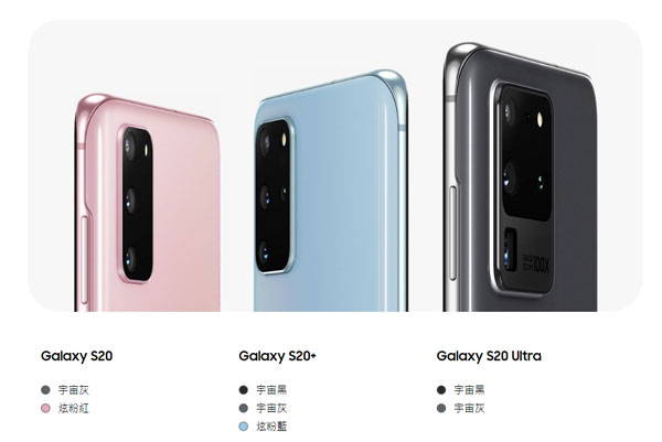 Samsung Galaxy S20 Color