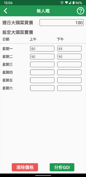 動物森友會 大頭菜計算機