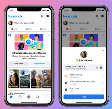 Facebook Messenger Rooms 
