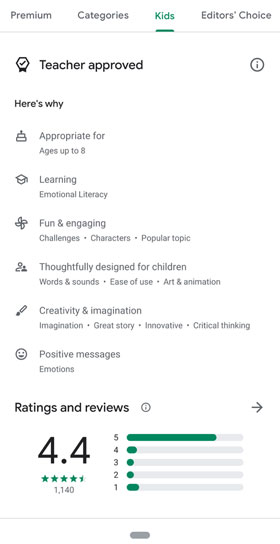 Google Play Teacher Approved App