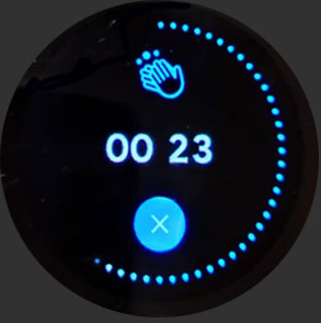 Google Clock Hand Wash Timer