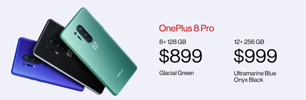 OnePlus 8 Pro Price