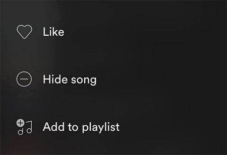 Spotify Premium Hide Song