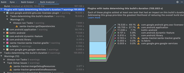 Android Studio 4.0 Build Analyzer