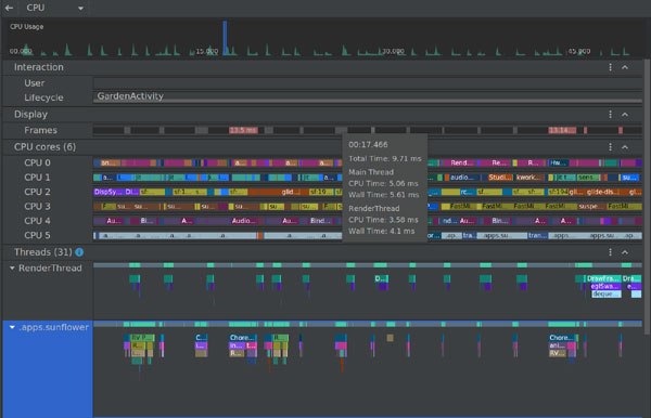 Android Studio 4.0 CPU Profiler