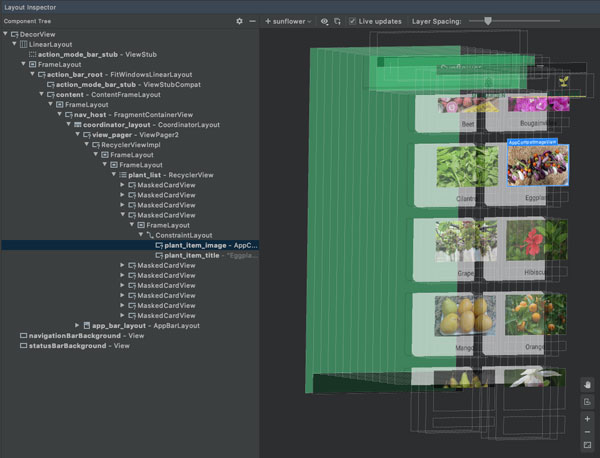 Android Studio 4.0 Layout Inspector