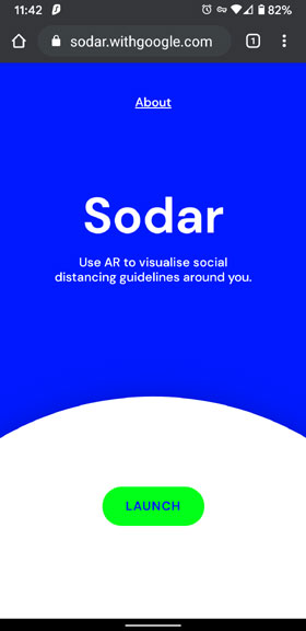Google Sodar AR