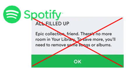 Spotify 音樂庫容量不設上限