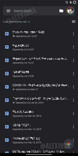 Google Docs Dark Mode