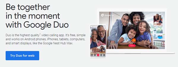 Google Duo 网页版