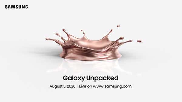 Galaxy Unpacked Event 8月5日举行