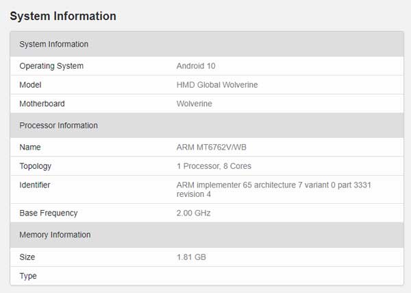 Nokia 2.4 Wolverine